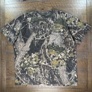 Vintage Mossy Oak Camo Classics T Shirt Men Sz L Break Lip Camo